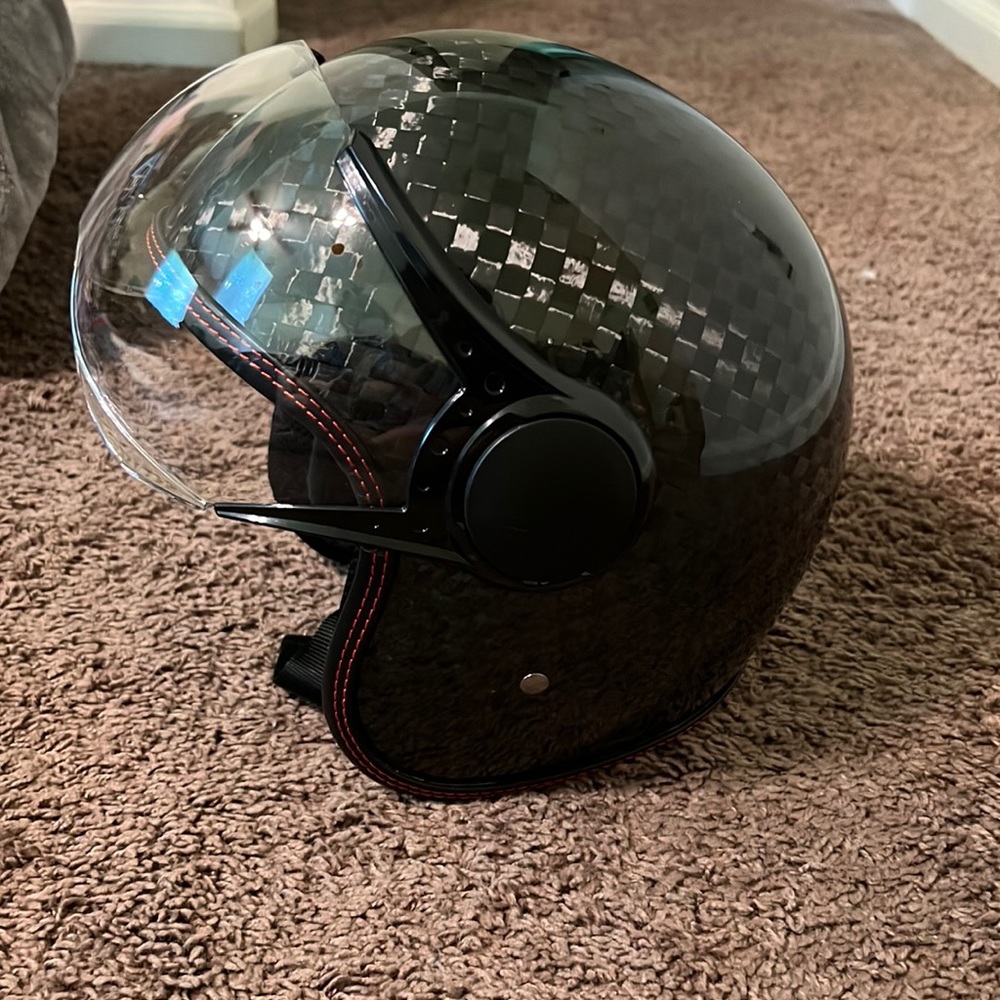Badass Helmet-Carbon Fiber Size Medium DOT Approved Unisex